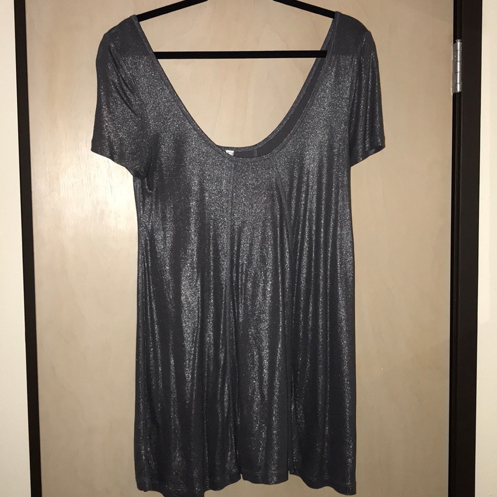 Shimmery Free People shirt